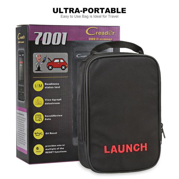 100% Original Launch DIY Code Reader CReader 7001F Full OBD 2 test + 6 Special functions with Lifetime free up date Onli