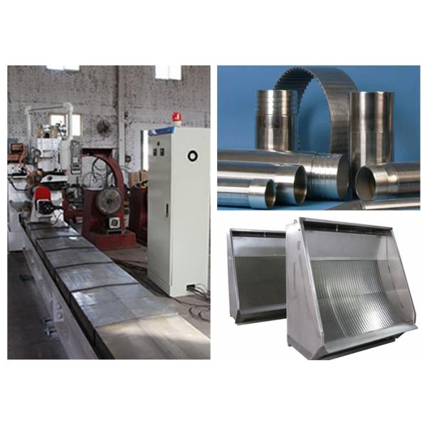Slotted Wedge Wire Screen Welding Machine For Dewatering Static Meshes