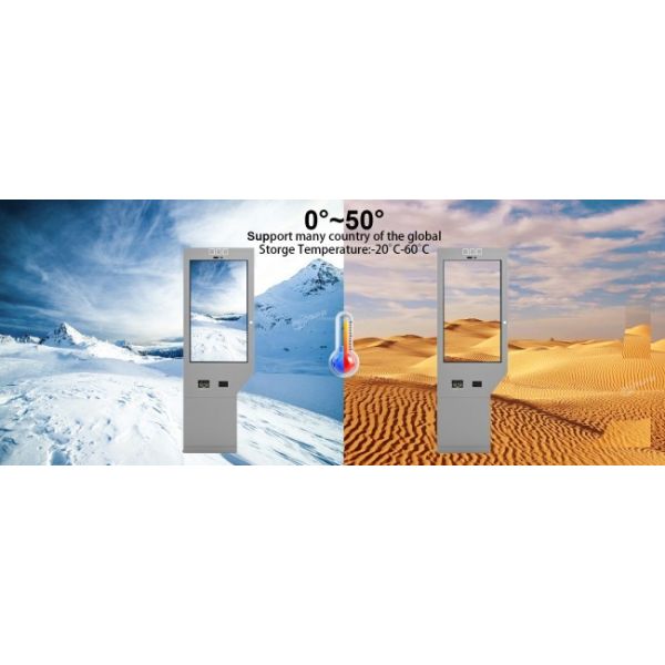 43 inch stable operation rainproof floor high brightness electronic screen lcd outdoor screen