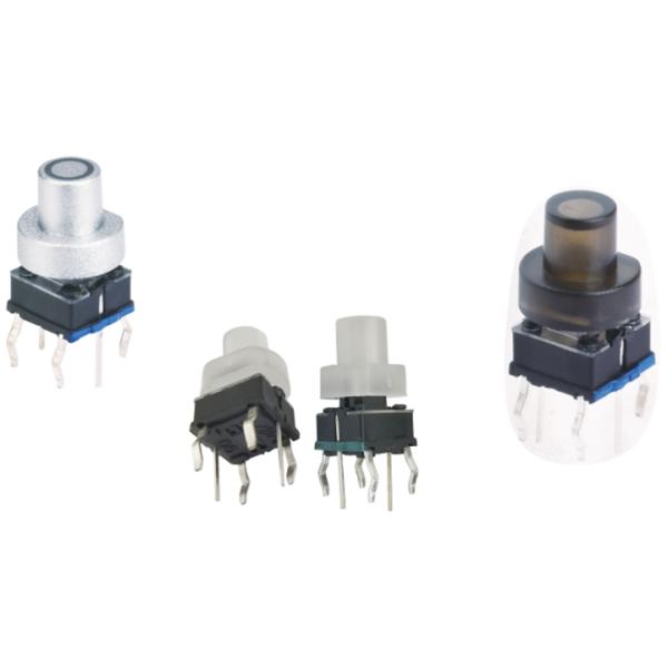 30mA 30VDC Illuminated Tact Switch With Polyamide Actuator