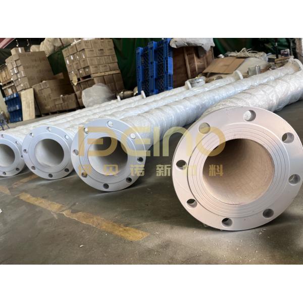Anti Wear Alumina Ceramic Elbow Pipe Ceramic Lined Pipe For Construction