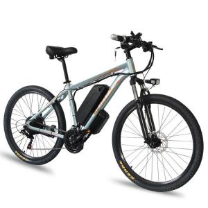 China Enduro Carbon 26 Inch Electric Mountain Bike 500W Hub Motor Disc Brake on sale