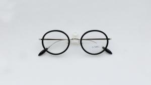 China UltraLight titanium acetate Retro round Fashion Eyeglass frame for Men Women on sale