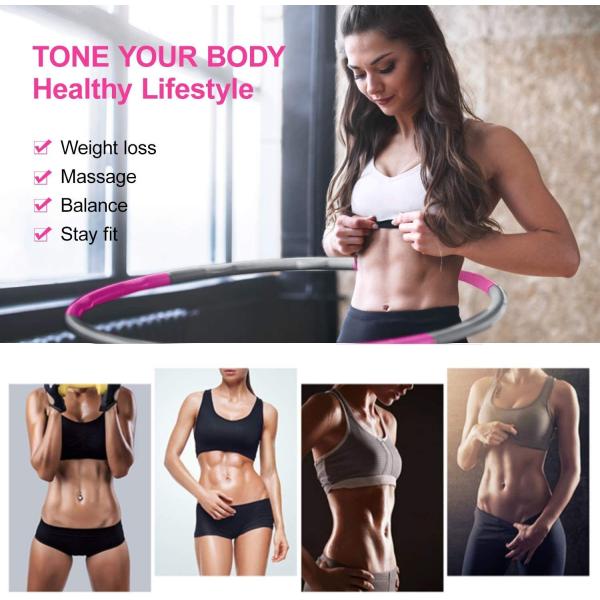 96cm Smart Detachable Eight Knots Adjustable Hula Hoop