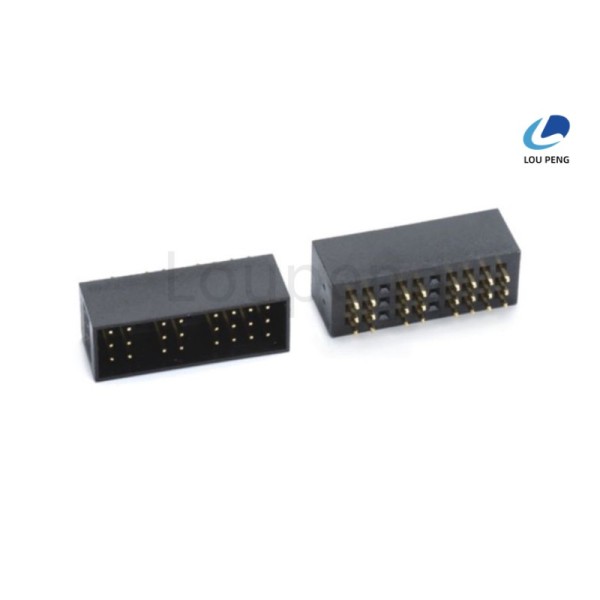 3A Per Contact Insulation Displacement Connector Socket Suitable for in Wide Temperature Range Minus 65 to Plus 125 Degrees Celsius