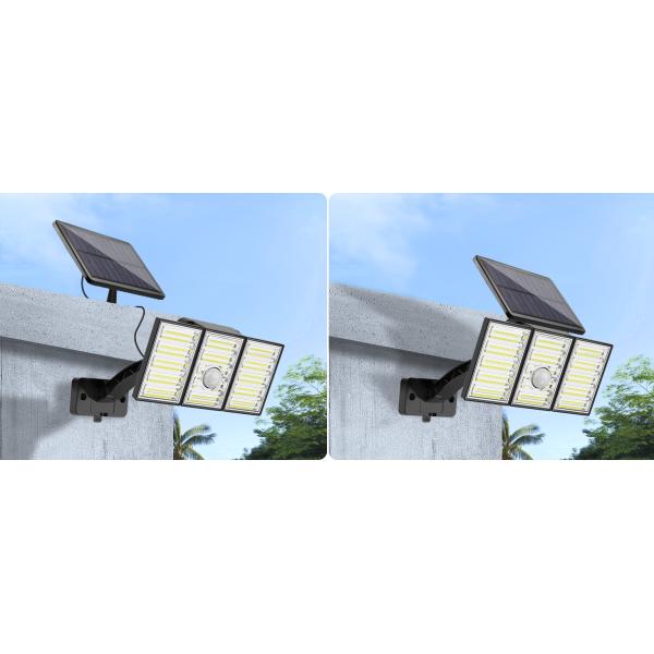 Split Sensor Waterproof Solar Garden Lights IP65 Motion Sensor Garden Light 6W