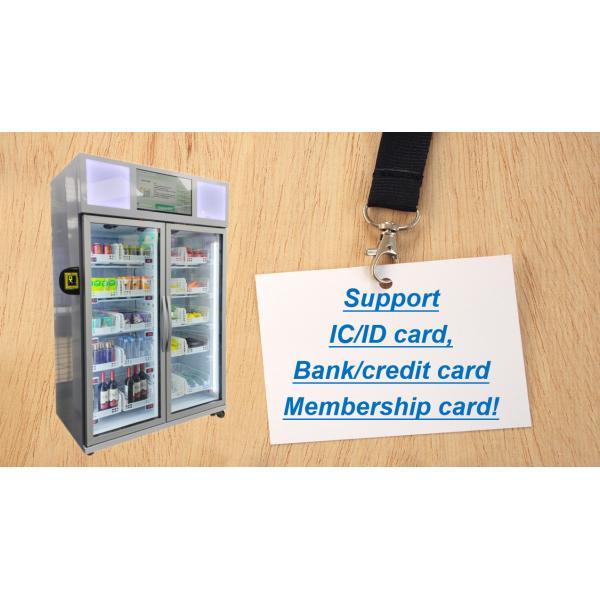 Fresh Fruit Vegetable Farm Produce Vending Machine With Cooling System Touch Screen