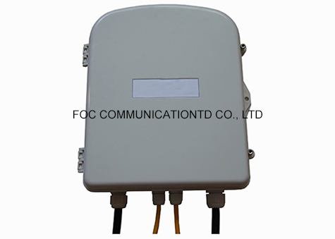 Pre - Loaded Fiber Optic Termination Box Wall Mounted For FTTH Networks