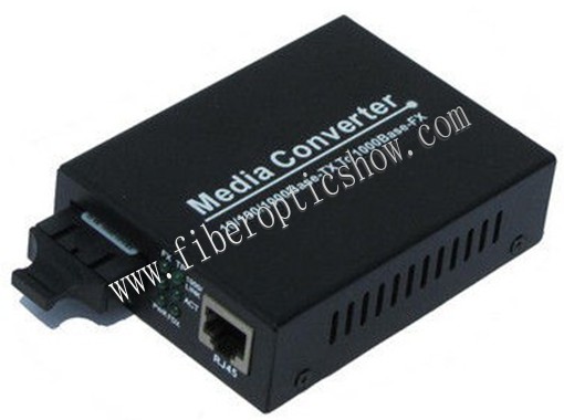 Singlemode Duplex Fiber Optic Media Converter SC Terminated With IEEE802.3 10Base-T