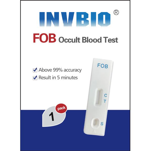 Home Use 1 Step Fobt Test Kit For Tumor Markers Testing