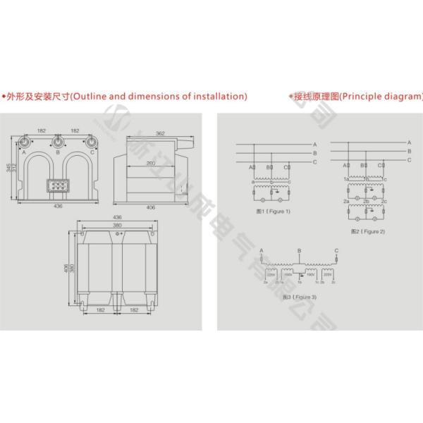 Three Phase JSZV/12-20R 20kv Potential Transformers