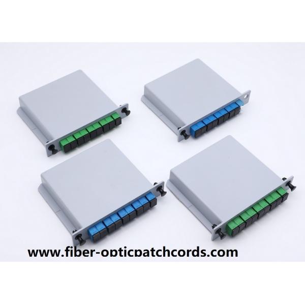 1x8 Cassette LGX Box PLC Fiber Optic Splitter Single Mode