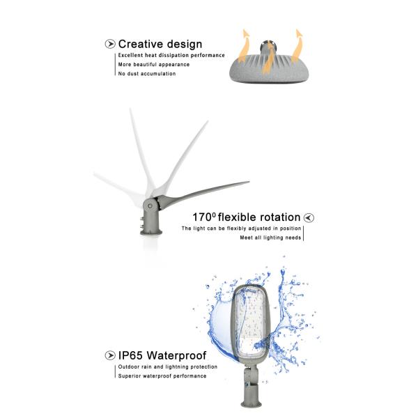 IP66 Outdoor LED Street Lights Top Post Solid Cable Commercial Smart Control System For Park Shop
