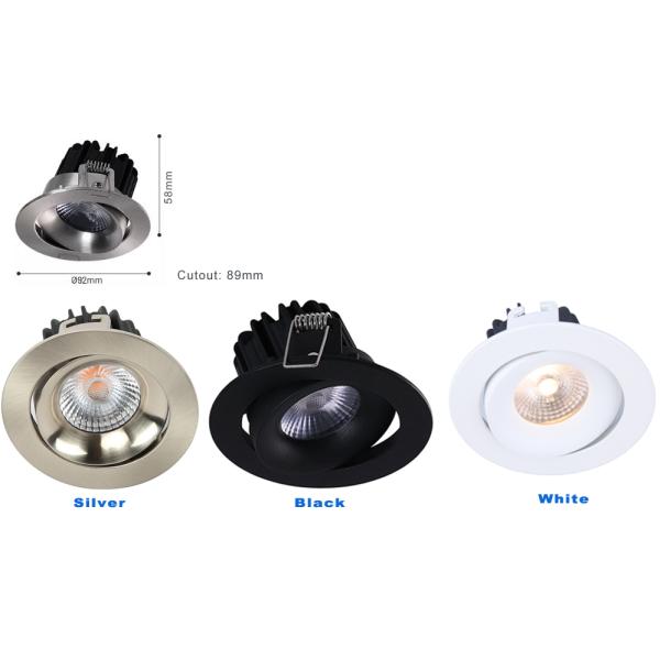 IP54 Tuya Smart Dimmable Ceiling Living Room Downlight with DALI Driver