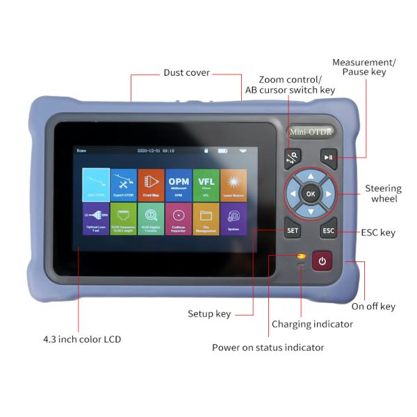 Mini Smart 60km otdr 1310 1550 1Meter Tester Multimod Machine Otdr
