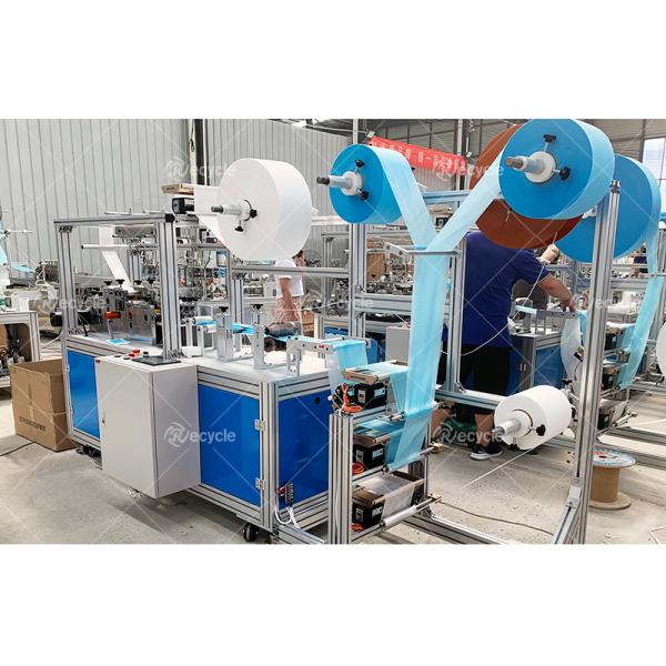 High Speed Elastic mask making machine 3-ply Flat disposable face mask making machine