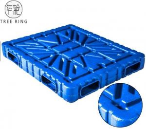 Quality Deck Vacuum Form Plastic Stacking Pallets Double Face Colsed 1500 * 1300 * 150mm for sale