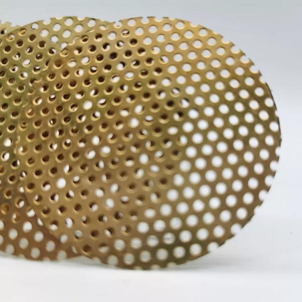 Customized Brass Copper Perforated Metal Sheet