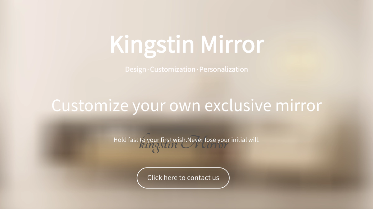 Kingstin Modern Ceiling Hanging Mirror with LED Light, Rectangular Drop Vanity Mirror with Decorative Art Back,