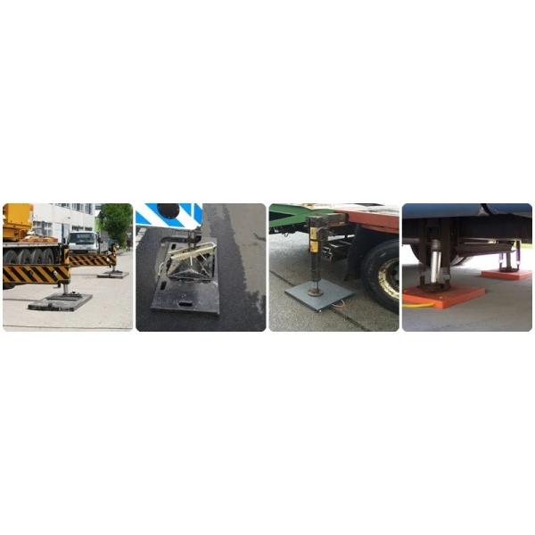 Customization Plastic Outrigger Pads Crane Leg Support Mat