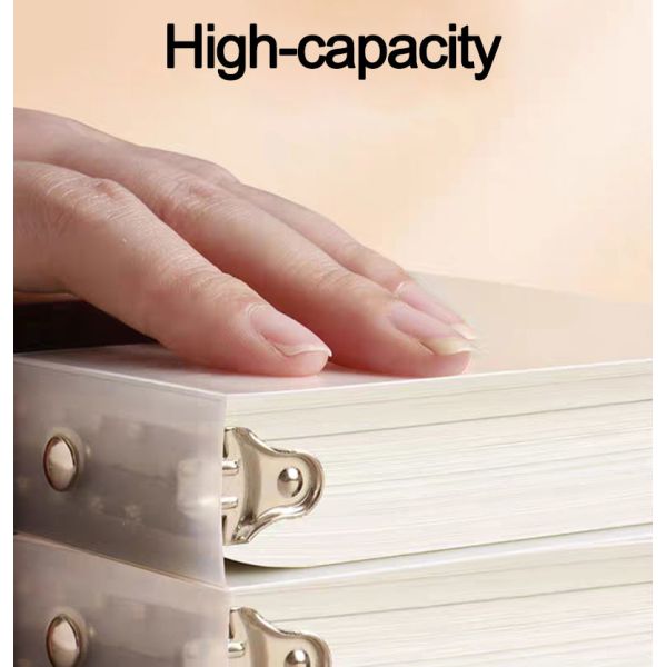 A5 A6 PU Leather Loose-Leaf Book Loose Pages Textbook Notebook