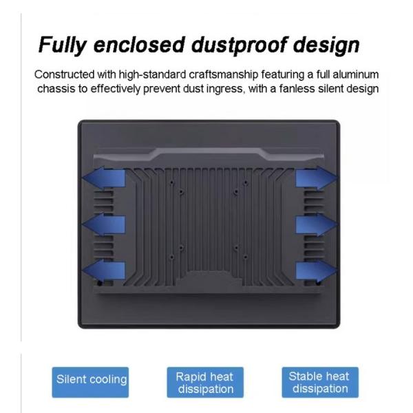 19 inch Industrial Control Display Screens Windows Panel Pc IP65 Open Frame Embedded Vertical Touchscreen Monitor 