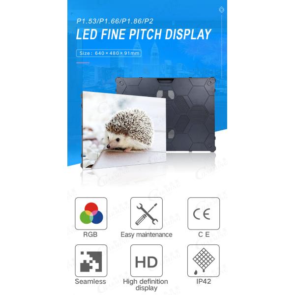 16 Bit P2 LED Video Wall Display Smd LED Module For Indoor Background