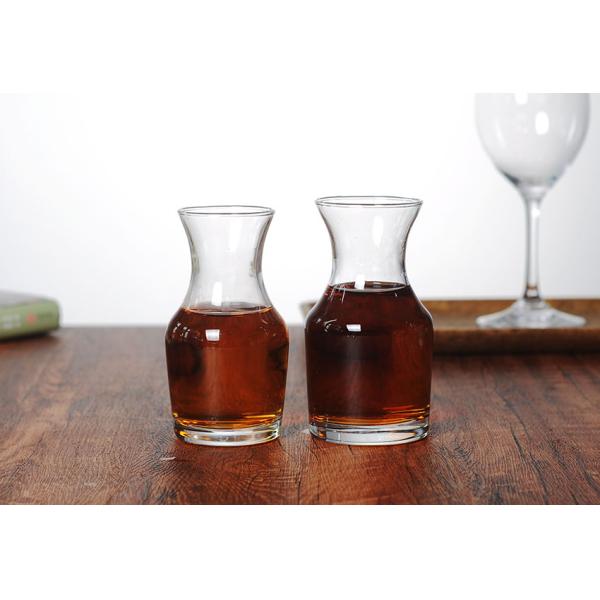 Machine Made 7.5 Oz. Clear Mini Wine Pitcher Serving Wine Carafe