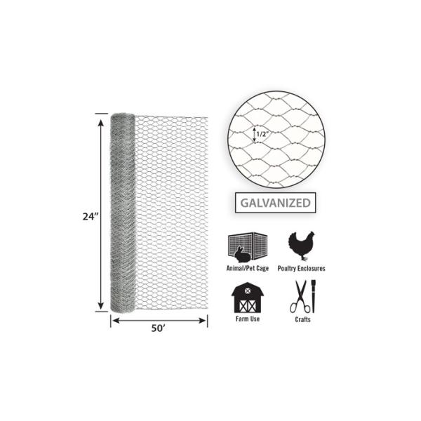 4ft Wide Hexagonal Wire Mesh
