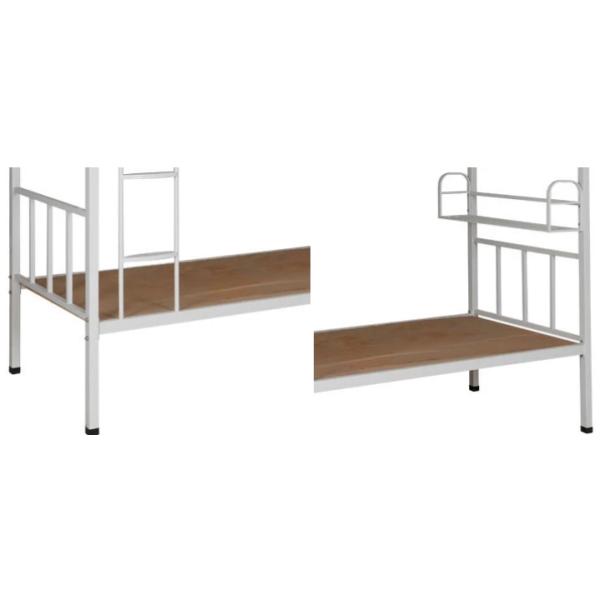 1900*1650mm 2 Tiers Dormitory Metal Bunk Bed Frame