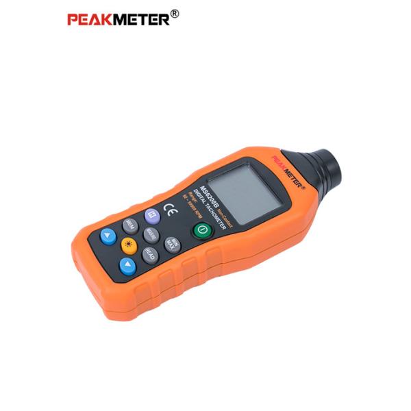 Hand Held Environmental Meter Non Contact Digital Tachometer Max Speed Rotation Tester