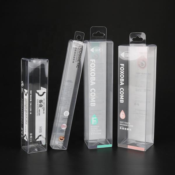 Mini MOQ Clear Plastic PVC Packaging Boxes High Transparent PET RPET Plastic Retail Packaging Box