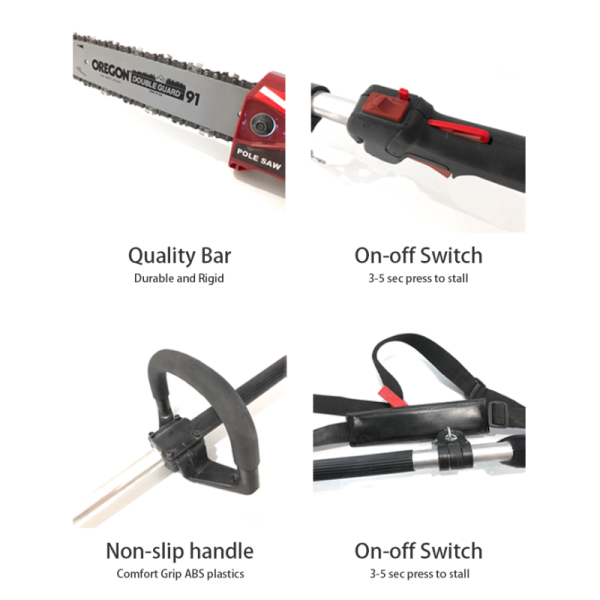 Garden Telescopic Long Reach Pole Hedge Trimmer