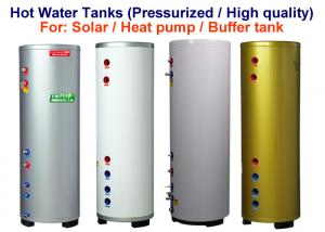 Quality Pressured Hot Water Holding Tank 6Bar / 87psi Colorful Painted Steel Cover for sale