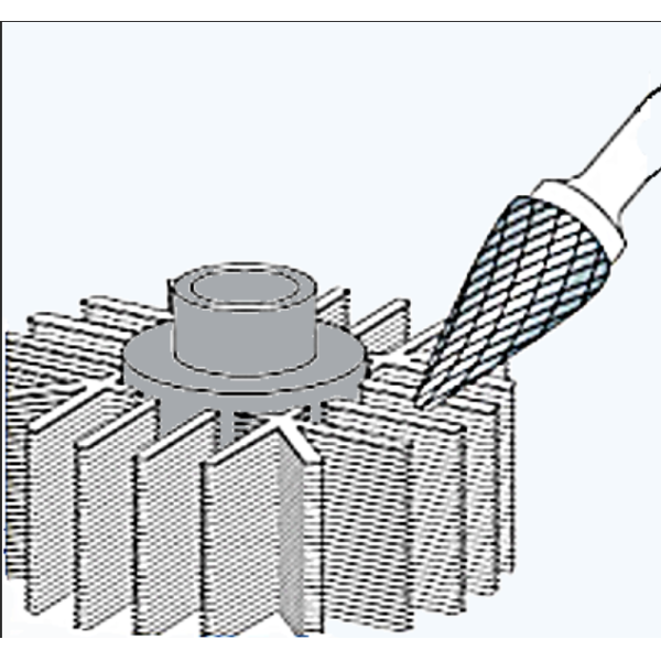 SM-42M DC Low-Temperature Cooling Burr - Heat-Sensitive Material Specialized