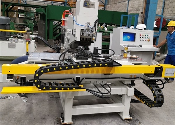 800/1000KN Marking Force Plate Drilling Punching Machine 50mm Drilling Diameter