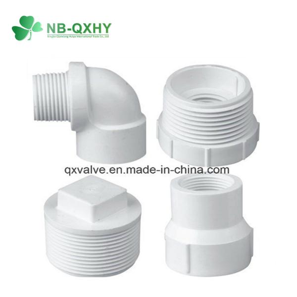 100% Material High Thickness Pn16 BSPT Threaded PVC Pipe Fitting for Water Supply