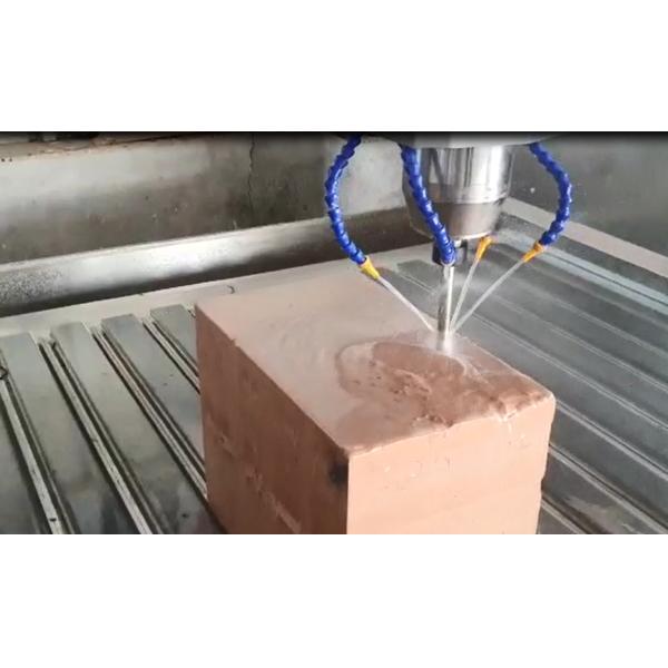 Electric Stone Cutting Machine With 4 Axis Arc Slab & Column Carving Machine