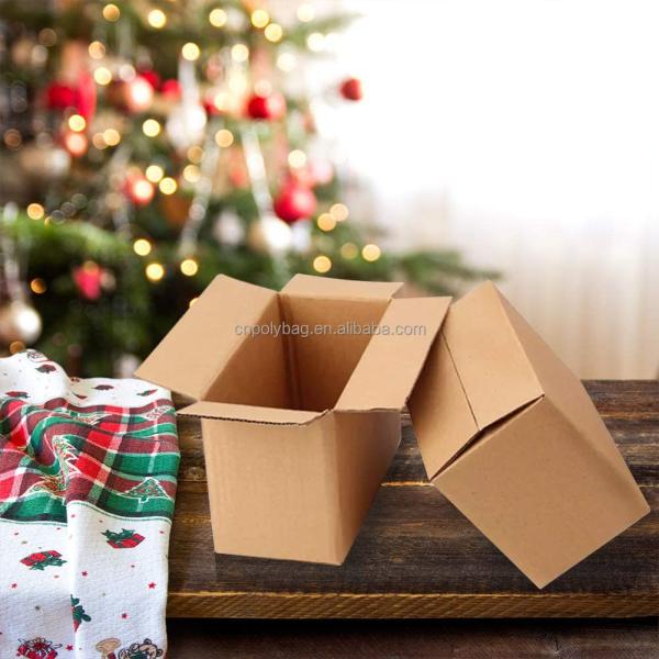 Durable Kraft Paper Cartons with Customization Options for E-commerce Packaging and Shipping Solutions