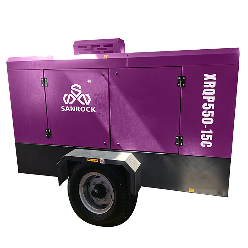 Screw Air Compressor 153KW Engine Diesel Air Compressor Portable Air Compressor Machine
