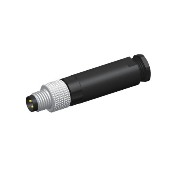Panel Mount M8 Waterproof Connector 2 3 4 5 Pin Straight Plug And Socket Connectors
