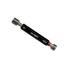 Quality 3/8-19 BSP G Go and NoGo Plug Thread Gauge with Calibration Certificate Manual Measure Method for sale