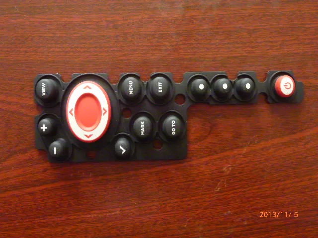 High Sensivity Control Overlay Silicone Rubber Button Keypad Keyboard