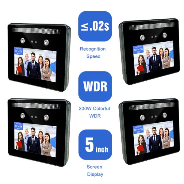 Websocket Face Attendance Machine POE Powered Attendance Door Control