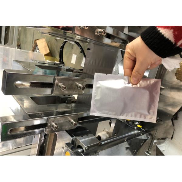Alcohol Prep Pads Wet Wipes Packing Machine , Wet Tissue Packing Machine