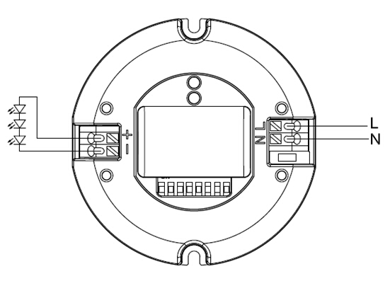 Sensor Dim Driver 300mA / 350mA Output For LED Light Compact Design CE Certification MLC18C-DP