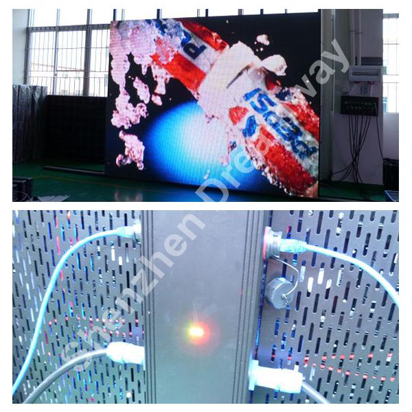 High Resolution P6 HD Indoor Slim LED Display Screen Rental Video Processor For Events