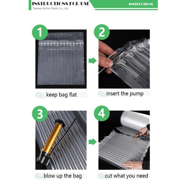 Free Sample protection Durable Transport Shipping Plastic Poly Mailer Bubble air Column Bag
