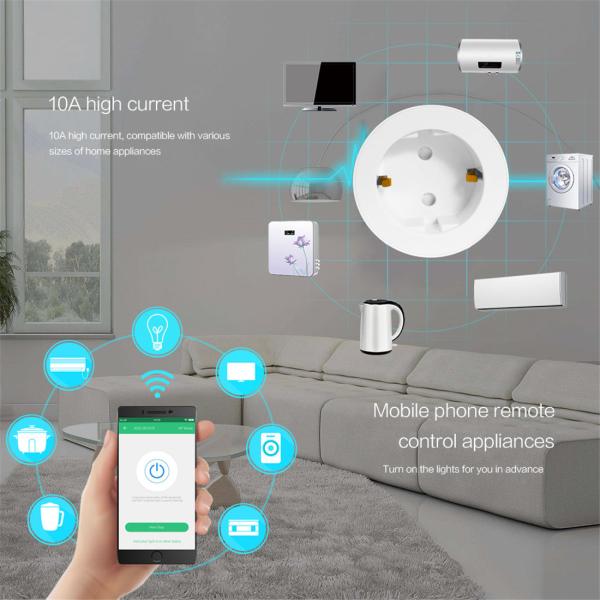 European standard mini smart power statistics socket 16A