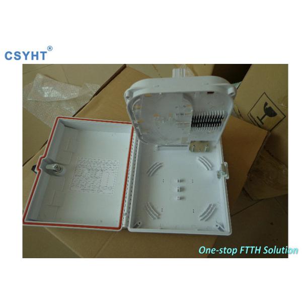 ABS Material Fiber Optic Cable Termination Box Outdoor IP65 16 SC Simplex Adpaters